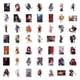 thumbnail image 5 of Paquete de pegatinas RWBY FourColor War Anime 60 piezas, 5 of 5