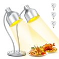 thumbnail image 1 of Lámpara para calentar alimentos BOEASTER, 500 W, doble cabezal, acero inoxidable, 1 of 9