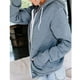 thumbnail image 4 of Sudadera casual de manga larga con cremallera y capucha para mujer, chaqueta con capucha de color sólido con bolsillos, 4 of 6