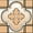 Brown, variant on Mi Alma Floral Blue Orange Tile Stickers - Removable Vinyl 4x4, 24 pcs