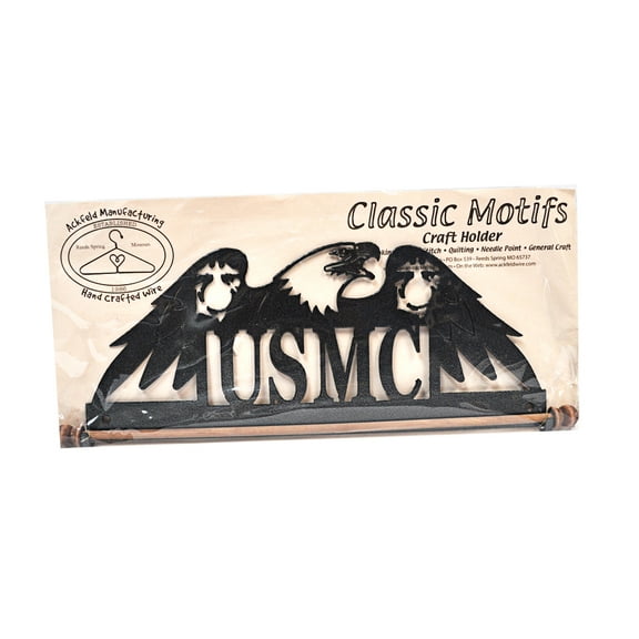 Classic Motifs US Marine Corps 12 Inch Fabric Holder With Dowel