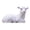 C, variant on Outdoor Sheep Statue, Garden Resin Sheep Sculpture, Cute Realistic Lamb Ornament for Courtyard Lawn Farmhouse Decoration