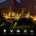 thumbnail image 4 of Luces solares de jardín decorativas al aire libre, luces solares de flores del anochecer al amanecer, luces solares de estaca de jardín, 4 of 6