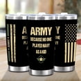 thumbnail image 3 of Veteran Tumbler  20oz Veteran Gifts, Army Gifts for Men - Veterans Day Fathers Day Retirement Gift for Army, Navy, Air Force, Veteran Tumbler, 3 of 7