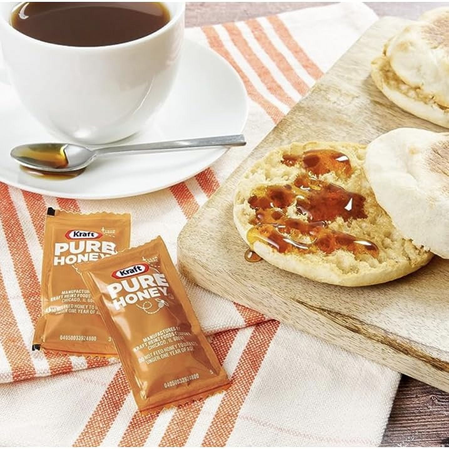 Honey Packets | Single Serve | 100% Pure And Natural | 0.32 oz Packet (25)