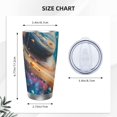 thumbnail image 4 of Bingfone Colorful Planet Universe for 20 Oz Stainless Steel Travel Mug Double Wall Water Coffee Cup for Home,Office, Outdoor Works Great for Ice Drinks and Hot Beverage-Without Straw, 4 of 8