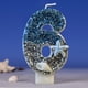 thumbnail image 1 of Fiudx Vela Digital Brillante, Decoración para Tarta con Lentejuelas Azules, Temática Inolvidable de Hielo y Nieve, Suministros para Fiestas de Cumpleaños, Elegantes Adornos para Tartas, 7 X 4 Cm, 1 U, 1 of 6