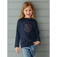 thumbnail image 2 of Wolf Head Lineart Long Sleeve Toddler -Image by Shutterstock,  2 Toddler, 2 of 4