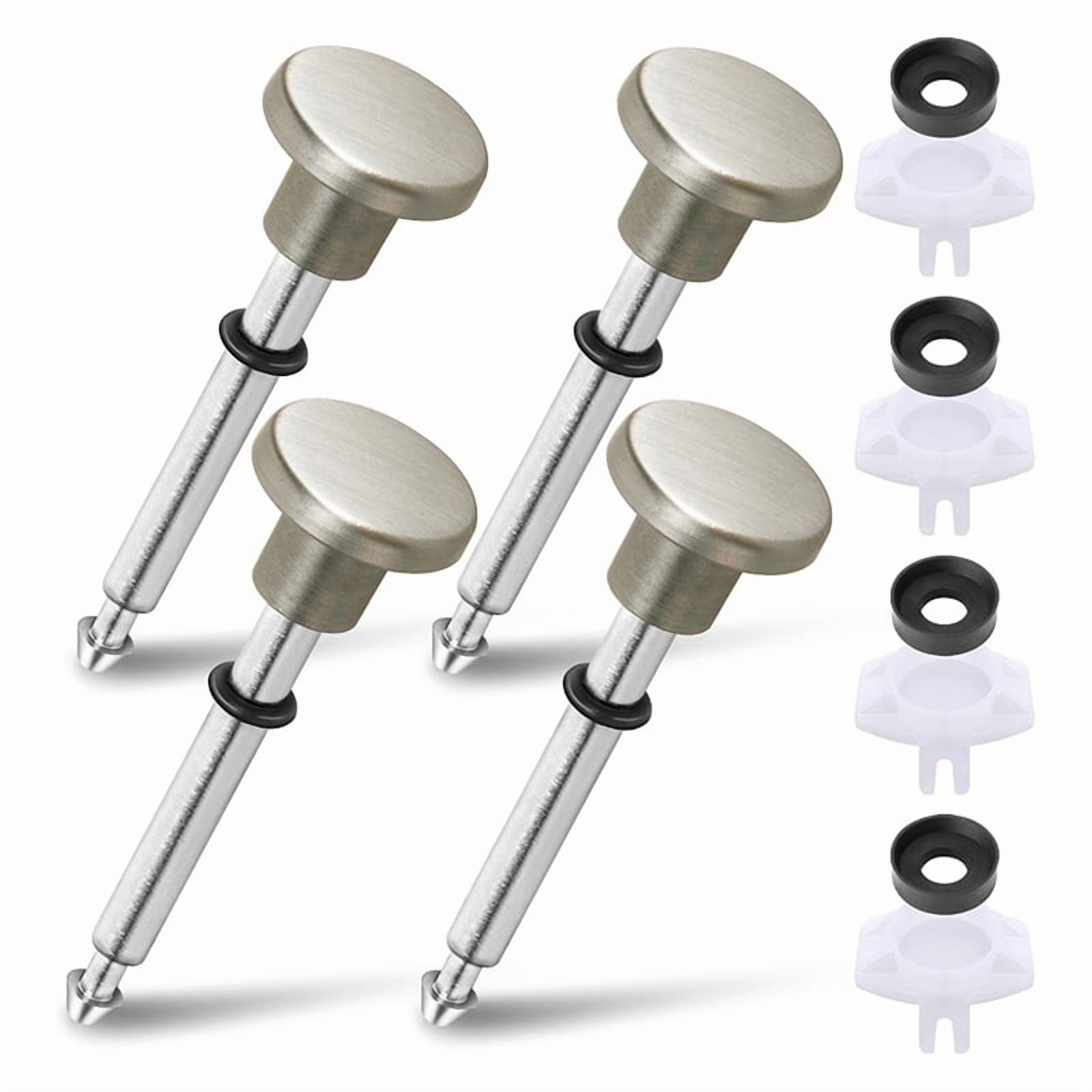 2-Set Tub Spout Diverter Repair Kit – Fix Leaky Shower Faucets (Chrome)
