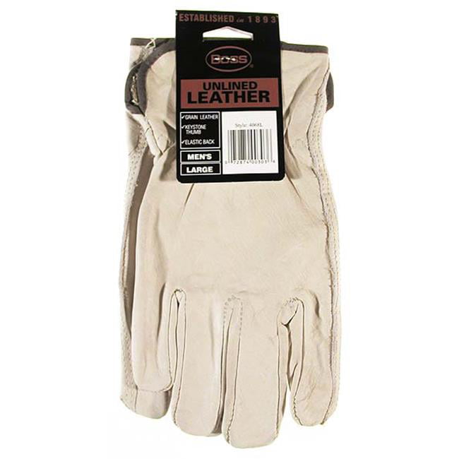 NEW XL EXTRA LARGE WESTCHESTER LEATHER GLOVES WITH BALL & TAPE CINCH HEAVY DUTY