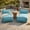 Teal, variant on Christopher Knight Home 61" Outdoor Bean Bag Lounge Chair, Plush Foam Filled, Patio Garden Seating, Mint