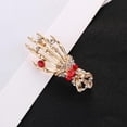 thumbnail image 4 of Broche de cristal Salvador para hombre de Retro oro, 4 of 8