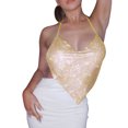 thumbnail image 4 of SAYOO Chaleco de cintura brillante para mujer SAYOO  moda, 4 of 5