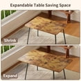 thumbnail image 6 of Dining Table Set for 4-6 People, Adjustable Kitchen Table Length with 6 Chairs, Retro, 6 of 6