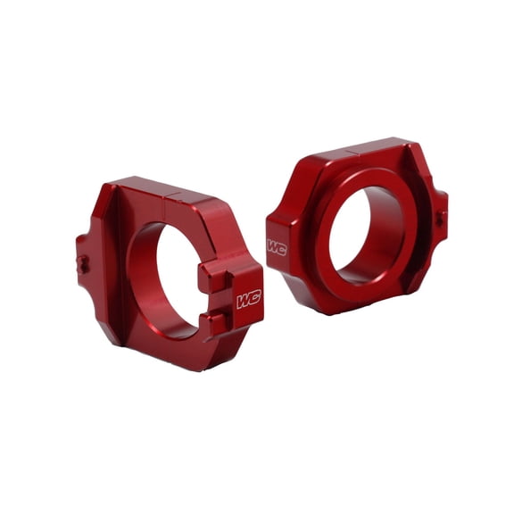 Works Connection 17-225 Elite Axle Blocks Red