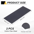 thumbnail image 2 of Uxcell 2Pcs Carbon Fiber Sheet 250x100x1mm 3K Carbon Fiber Board with Metallic Threads Plain Weave Glossy Surface Laminate Plate Panel for Automotive, Cars, RC Models, Drones, DIY, Blue, 2 of 5