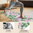 thumbnail image 4 of Pioneer Flower Floral Print Pattern Hot Yoga Mat Towel Non Slip for Hot Yoga - Quick-Drying Yoga Mat Cover with 4 Corner Pockets with Travel Bag - Hot Yoga Towel Non Slip 70"x26", 4 of 6