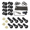 thumbnail image 3 of Baoblaze Plate Screws Set Car Tag Bolts Fastener Caps Plate Fasteners Black, 3 of 7