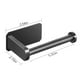 thumbnail image 4 of Vaehold Portarrollos De Papel Higiénico Autoadhesivo, Soporte Para Papel Higiénico Adhesivo Para Cocina Y Baño, Sin Agujeros, Para Pegar En La Pared, Acero Inoxidable, Negro Cepillado, 4 of 7