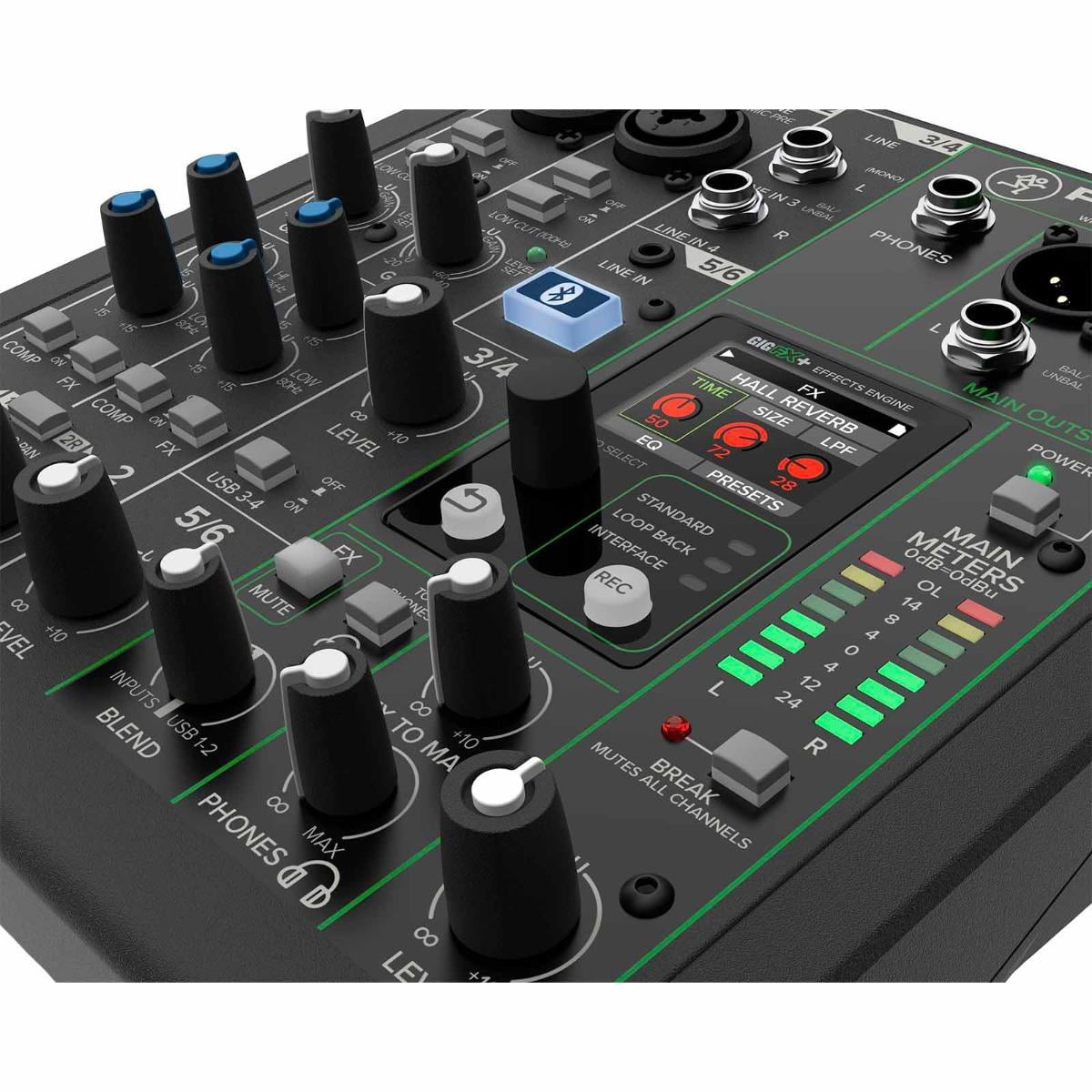 Mackie ProFX6v3+ 6-Channel Analog Mixer with Cables Package