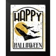 thumbnail image 2 of Villa, Milli 15x18 Black Modern Framed Museum Art Print Titled - Happy Bat Orange, 2 of 5