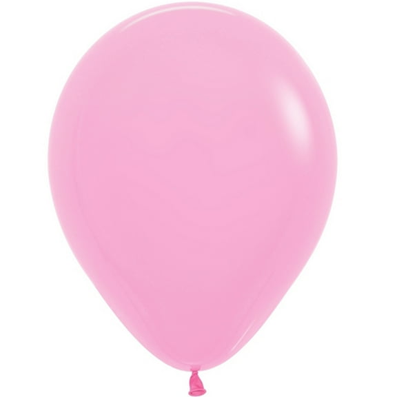 100 Fashion Bubble Gum Pink Latex Balloons 5"