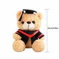thumbnail image 3 of Graduation Plush Doll Cap And Gown Soft Stuffed Graduation Keepsake Toy Commemorative Gift Decoration Academic Ceremony Memory Souvenir Display Ornament For Graduation Celebration, 3 of 6