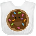 thumbnail image 3 of Inktastic Chocolate Doughnut Boys or Girls Baby Bib, 3 of 4