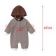 thumbnail image 4 of Mameluco de algodón para niños,Mameluco de bebé Ropa casual de primavera y otoño para niños,Mameluco con capucha de manga larga Mono a rayas Algodón,Ropa para recién nacidos Mono, 4 of 8