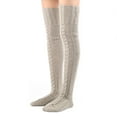 thumbnail image 4 of AOOCHASLIY Christmas/Daily Socks and Winter Knitted Knee Length Stockings Women's Lengthened Floor Stockings WOOL Pile Stockings, 4 of 5