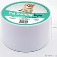 thumbnail image 4 of ELK Anti Cat Scratch Tape - Cat Training Tape - 100% Transparent Clear Double Sided Scratch Deterrent Furniture Protector for Couch, Carpet, Doors, Pet & Kid Safe - 3" x 30 Yards, 4 of 9