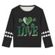 thumbnail image 5 of Blusas y camisas de manga larga con cuello redondo, moda del Día de San Patricio, blusa informal con estampado bonito de manga larga para niños y niñas., 5 of 5