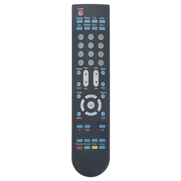 New Replacement Remote Control for Sceptre LCD TV X508BV-FHDU X505BV-FHDU X409BV-FHD