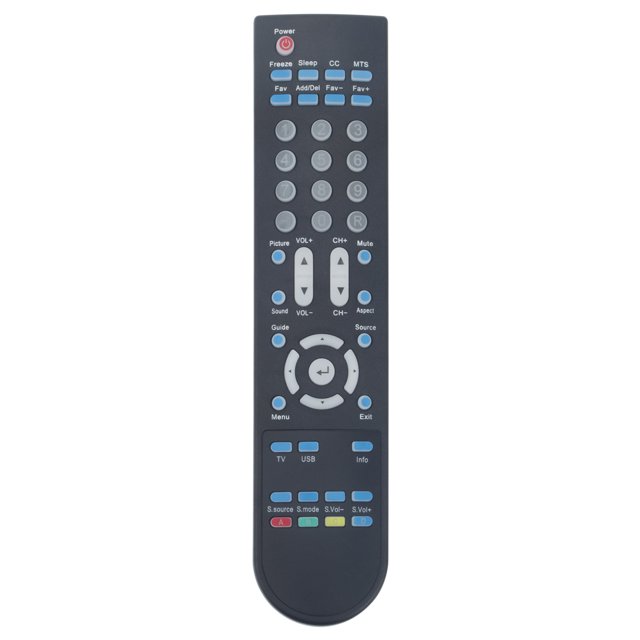 New Replacement Remote Control for Sceptre LCD TV X508BVFHDU X505BV