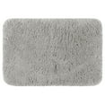 thumbnail image 1 of REGALWOVEN Alfombra de baño tejida antideslizante suave y esponjosa para baño gris claro 20" x 32", 1 of 6