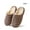 Brown, variant on Women Cozy Cotton Slippers Slip On Warm House Shoes Indoor Comfy Warm Bedroom Stripe Slippers Home Slippers for Winter Size 5-12
