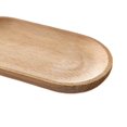 thumbnail image 3 of tredstone Plateau à Thé Ovale en Bois Assiette de Table de Service Collations Nourriture Rangement pour Thé 10x18 cm, 3 of 8