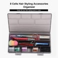 thumbnail image 2 of 8 Cells Hair Styling Accessories Pins Organizer Scissors Comb Hairpin Storage Box Empty Tools Container Holder, 2 of 7