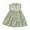 Green, variant on Baby Girls Casual Dress Spring Summer Toddler 𝐒mocking Ruffle Floral Fly Sleeve Dress Girls Beach Sundress