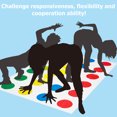thumbnail image 3 of Twister Game Para 2 Jugadores Twister Dance Mat Ejercicio Twister Moves Mat Fiesta Familiar Rotaci贸n Body Twister Juego Deportes Grupo Interactivo Juguetes, 3 of 7