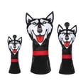 thumbnail image 3 of 3 fundas para cabeza de palo de golf, funda de madera, funda protectora impermeable unisex, accesorios de golf, 3 of 9