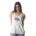 thumbnail image 2 of Independence Day U.S. Flag Racerback Tank Women -Image by Shutterstock, Female Medium, 2 of 4