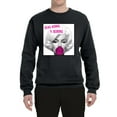 thumbnail image 2 of Wild Bobby, Marilyn Monroe Being Normal is Boring | Mens Famous People Crewneck Graphic Sweatshirt, Black, Small, 2 of 4