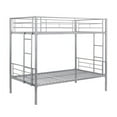 thumbnail image 2 of Twin over Twin Metal Bunk Bed Silver, 2 of 7