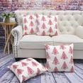 thumbnail image 3 of Home Soft Things Christmas Throw Pillow Cover 4 Piece Set - Curly Tree Chilli Pepper - 20" x 20", 3 of 9