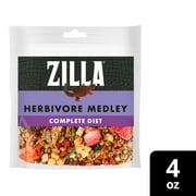 Zilla Herbivore Medley Complete Reptile Diet, 4 Ounces