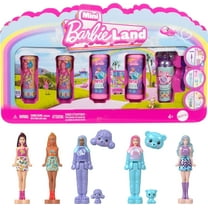 Barbie Mini Barbie Land 5-Pack Pop Reveal Dolls, 1.5-inch Mini Doll (Styles May Vary)