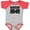 Baseball Heather and Red, variant on Inktastic Class of 2042 Boys or Girls Baby Bodysuit