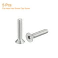 thumbnail image 3 of Unique Bargains 3/8-16x2' Flat Head Socket Cap Screws, 304 Stainless Steel Hex Socket Drive Fasteners Bolts 5Pack, 3 of 5
