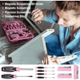 thumbnail image 6 of WORKPRO 52-Piece Pink Tools Set, Household Lady Tool Kit with Storage Toolbox, Basic Tool Set for Home, Garage, Apartment, Dorm, New House, Back to School, and as a Gift, 6 of 8